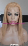 European Hair 14inch European Straight Wig Color #27 Mixed with #613